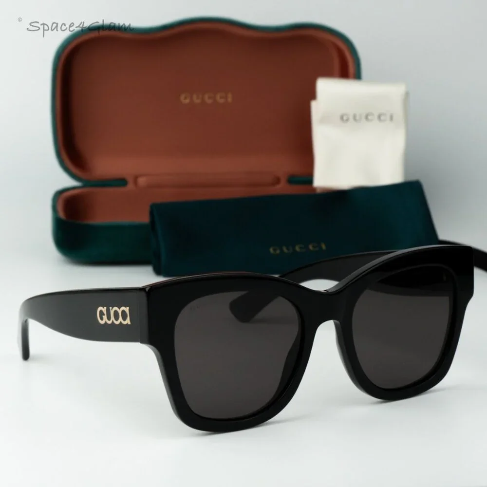 Gucci Men Sunglasses Black Grey Square GG1789S 001 BRAND NEW